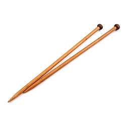 Bamboo knit needles no. 10 - Bamboo dark (1 Pair)