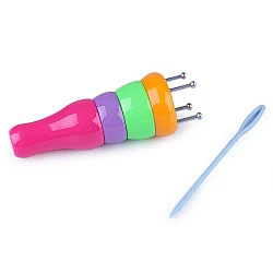 French knitter with needle - Multicolor (1 Set)
