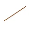 Bamboo crochet hook size 3; 4; 4.5; 5; 5.5 - Bamboo dark (1 Piece)