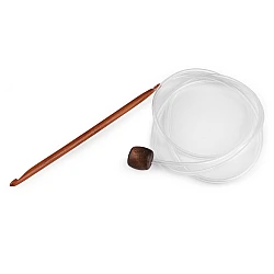Bamboo hook for tunisian crochet - Bamboo dark (1 Piece)