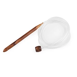 Bamboo hook for tunisian crochet - Bamboo dark (1 Piece)