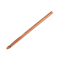 Bamboo crochet hook size 6; 7; 8; 10 - Bamboo dark (1 Piece)