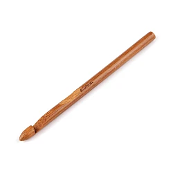 Bamboo crochet hook size 6; 7; 8; 10 - Bamboo dark (1 Piece)
