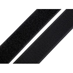 Hook and loop fastener width 30 mm - Black (1 Meter)