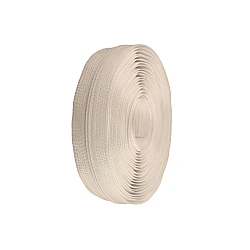 Continuous nylon zipper no 3 for pol type sliders - Cream lightest (200 Meters)