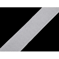 Self-adhesive fastener / tape, only hook, width 20 mm - White (25 Meters)