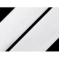 Hook and loop fastener, width 10 cm - White (1 Meter)