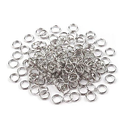 Double split ring ø6 mm - Platinum (20 Grams)