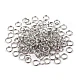 Double split ring ø6 mm - Platinum (20 Grams)