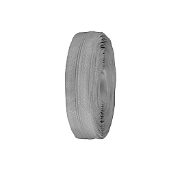 Continuous nylon zipper no 3, for asic type sliders - Steel grey (25 Meters)