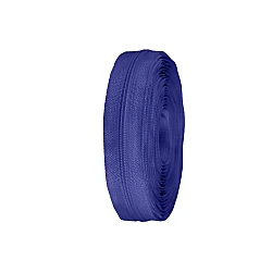 Continuous nylon zipper no 3, for asic type sliders - King blue (25 Meters)