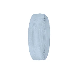 Continuous nylon zipper no 3, for asic type sliders - Blue ice (25 Meters)
