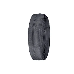 Continuous nylon zipper no 3, for asic type sliders - Darkblue-grey (400 Meters)