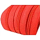 Continuous nylon zipper no 3, for asic type sliders - Bordeaux (25 Meters)