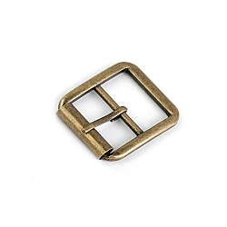 Metal buckle, pulling hole 25 mm - Vintage brass (1 Piece)