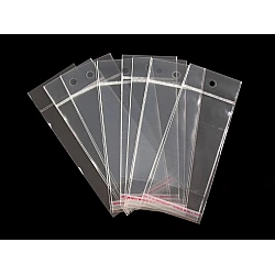 Clear plastic self-adhesive seal bags 6x10.5 cm - Transparent (100 Pieces)