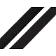 Adhesive hook and loop fastener, width 20 mm - Black (25 Meters)