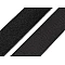 Adhesive hook and loop fastener width 50 mm - Black (1 Meter)