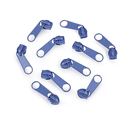 Slider for nylon zippers no 5 for pol type - Blue (10 Pieces)