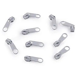 Slider for nylon zippers no 3 for pol type - Blue-grey (10 Pieces)