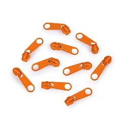 Slider for nylon zippers no 3 for pol type - Orange (10 Pieces)
