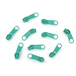 Slider for nylon zippers no 3 for pol type - Turquoise (10 Pieces)