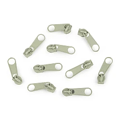 Slider for nylon zippers no 3 for pol type - Lime green (10 Pieces)