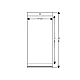 Clear plastic self-adhesive seal bags w/ hang hole 10x22 cm - Transparent (16000 Pieces)