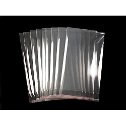 Clear plastic self-adhesive seal bags 17x28 cm - Transparent (100 Pieces)