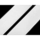 Adhesive hook and loop fastener width 50 mm - White (1 Meter)