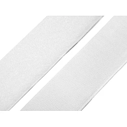 Adhesive hook and loop fastener width 50 mm - White (1 Meter)