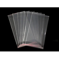 Clear plastic self-adhesive seal bags 14x25 cm - Transparent (12000 Pieces)