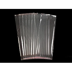 Clear plastic self-adhesive seal bags 13x33 cm - Transparent (100 Pieces)