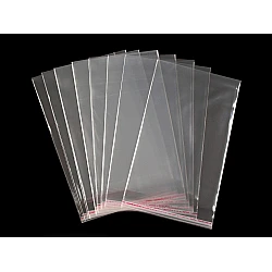 Clear plastic self-adhesive seal bags 13x20 cm - Transparent (100 Pieces)