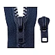 Slider to plastic zippers no 8 - Black (10 Pieces)