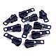 Slider to plastic zippers no 8 - Black (10 Pieces)