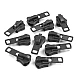 Slider to plastic zippers no 8 - Black (10 Pieces)