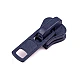 Slider to plastic zippers no 8 - Black (10 Pieces)