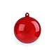 Clear plastic ball ornament ø6 cm - Transparent (12 Pieces)