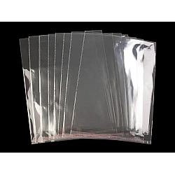 Clear plastic adhesive seal bags 35x45 cm - Transparent (100 Pieces)