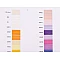 Cotton bias binding sample card 14;20;30;40 mm - As pictured (1 Piece)