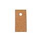 Paper tags for zippers 30x60 mm - White (200 Pieces)