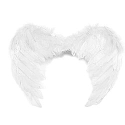 Angel wings 35x45 cm - White (1 Piece)