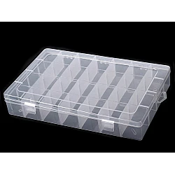 Plastic beads box 21x34x5 cm - As pictured (1 Piece)
