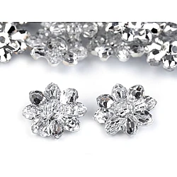 Button / decoration  cut flower - Crystal (10 Pieces)