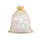 Organza gift bag 21x29 cm - Creamy light (10 Pieces)
