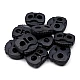 2-hole cord lock stopper toggles 20x20 mm - Black (500 Pieces)