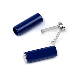 Cord end cap with integral grip ø5 mm - Blue dark (20 Pieces)