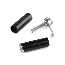 Cord end cap with integral grip ø5 mm - Black (20 Pieces)