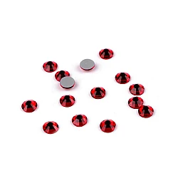 Iron-on hotfix rhinestones, size ss30 - Red (2 Grams)